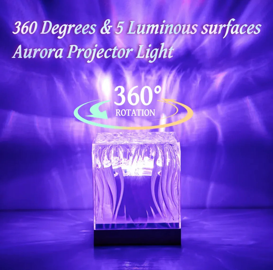 オーロラリップル投影ランプ | Northern Lights Ripple Projection Lamp