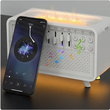 快眠ホワイトノイズランプ&アロマ加湿器 | White Noise Sleep Lamp & Aromatherapy Humidifier