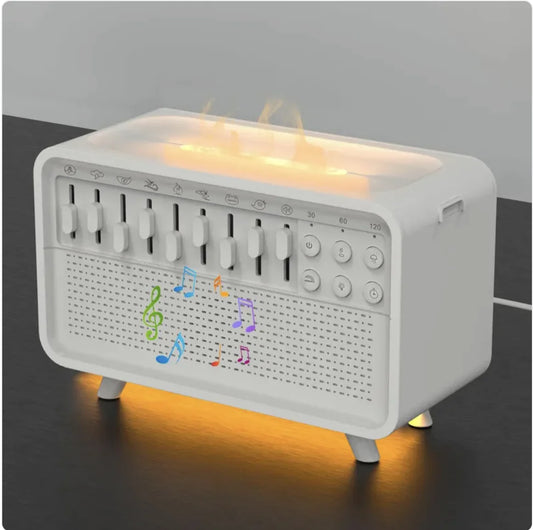 快眠ホワイトノイズランプ&アロマ加湿器 | White Noise Sleep Lamp & Aromatherapy Humidifier