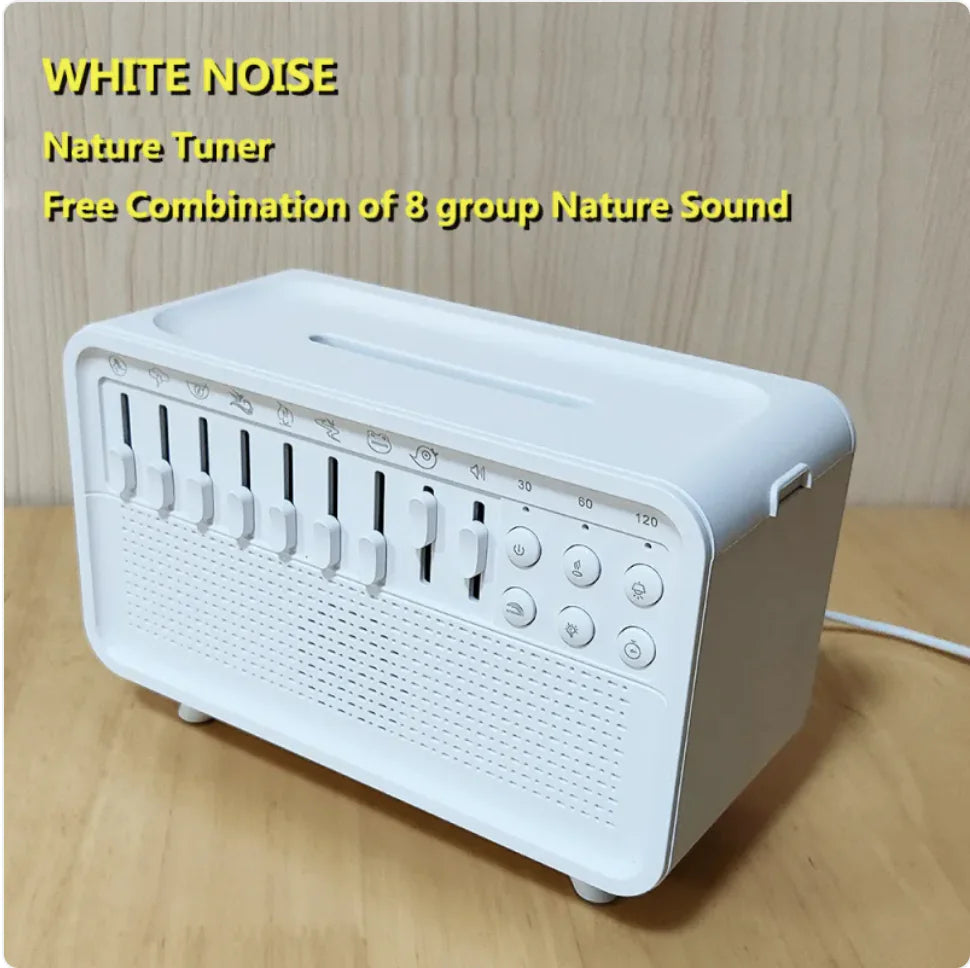 快眠ホワイトノイズランプ&アロマ加湿器 | White Noise Sleep Lamp & Aromatherapy Humidifier