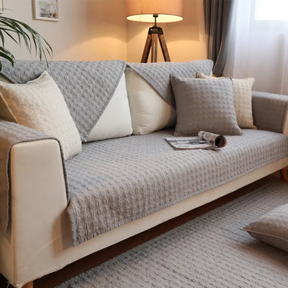 ウォッシュドコットンソファカバーセット | Washable Cotton Sofa Cover Set