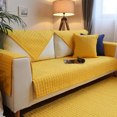 ウォッシュドコットンソファカバーセット | Washable Cotton Sofa Cover Set