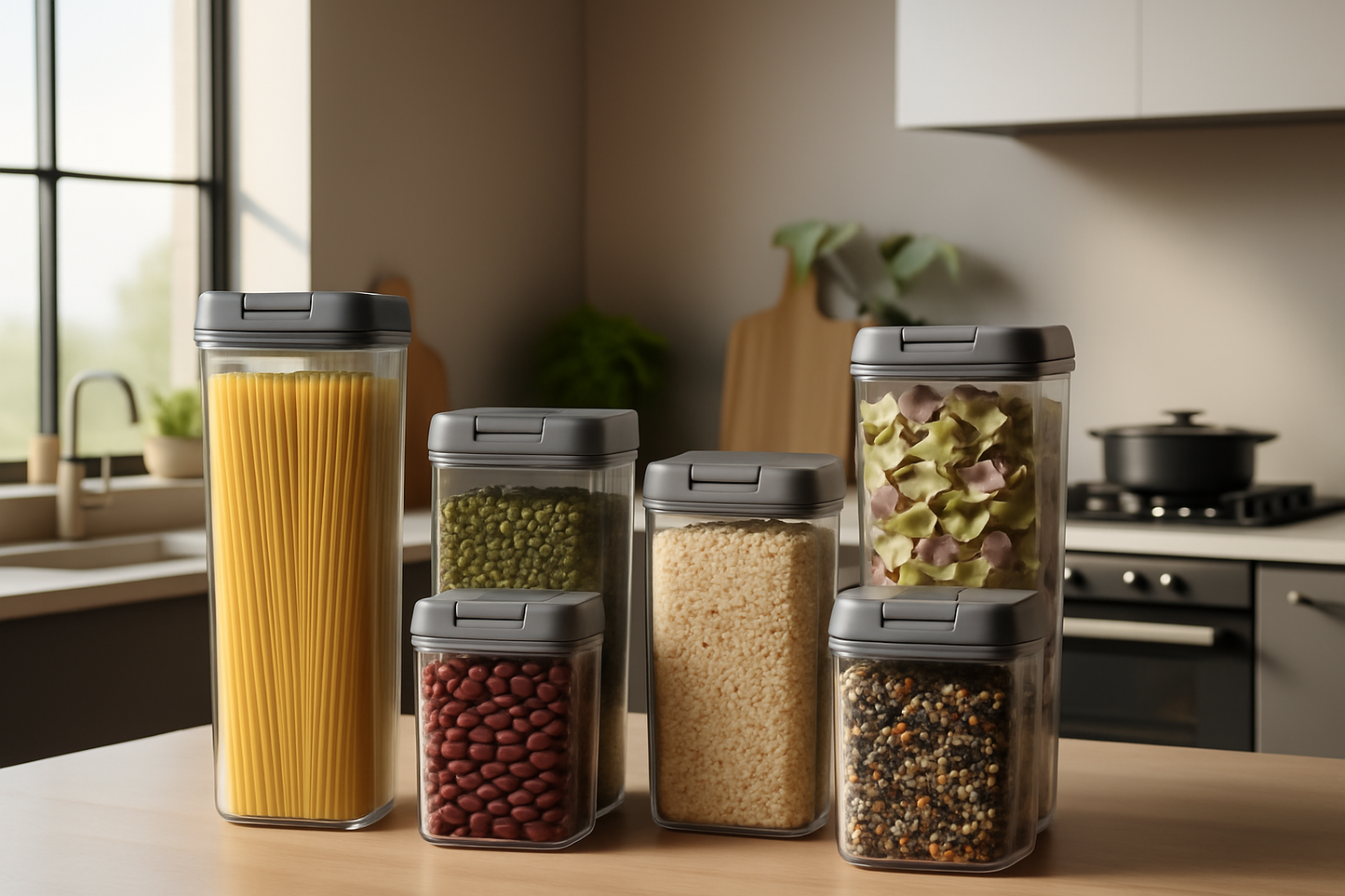 Transparent Storage Jar | 透明密封保存容器